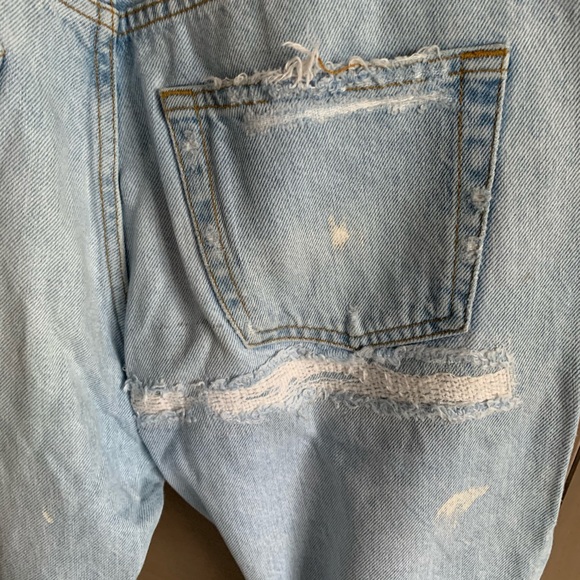 ZARA distressed wedgie fit denim - Picture 3 of 6